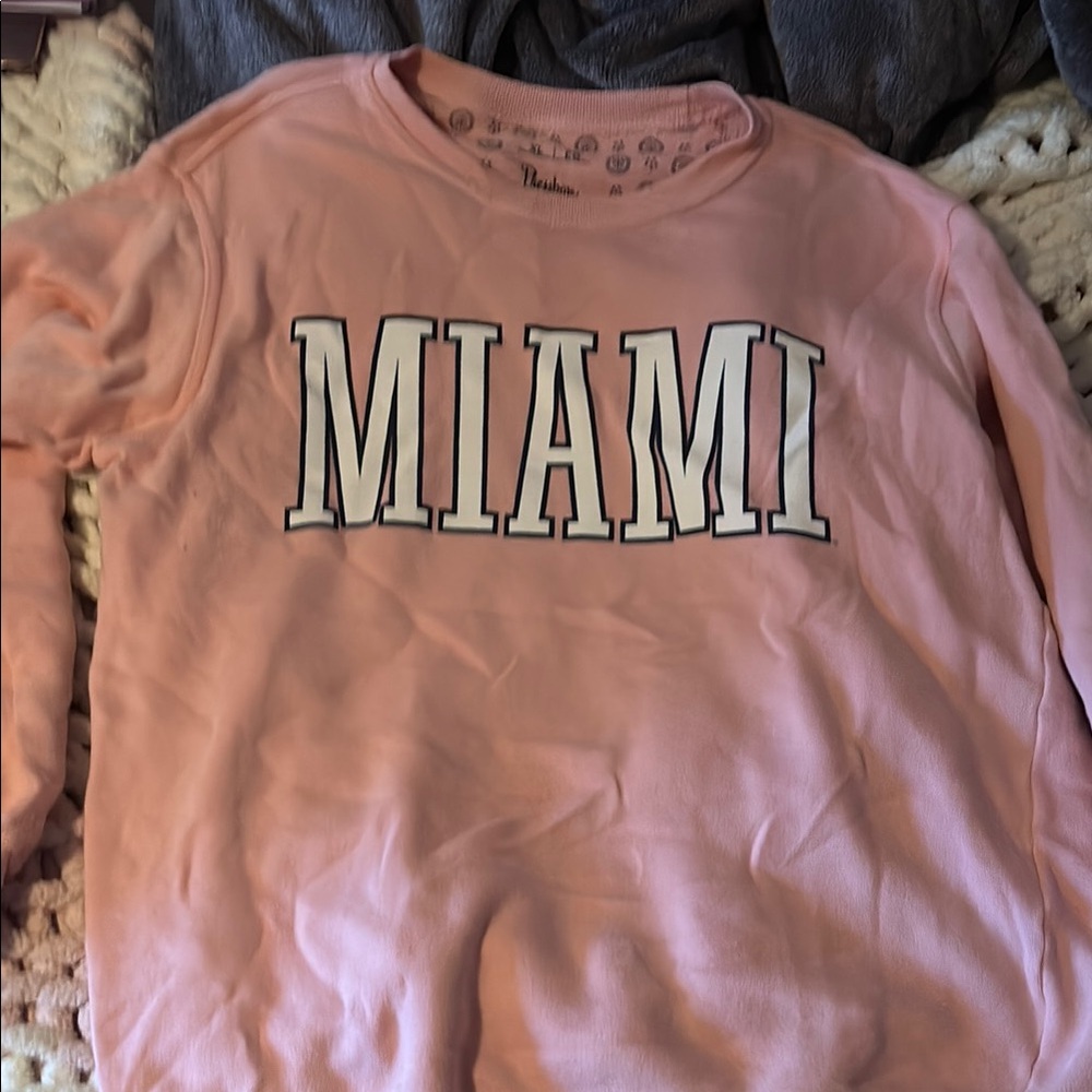 Pressbox Pink Graphic Sweatshirt